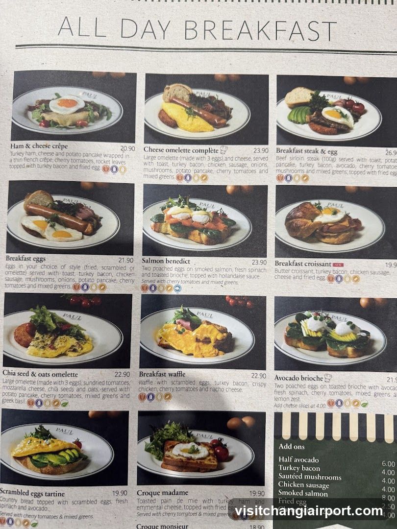 All Day Breakfast Menu
