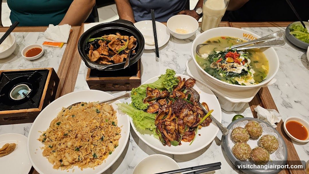 Dining Table with Chinese Dishes