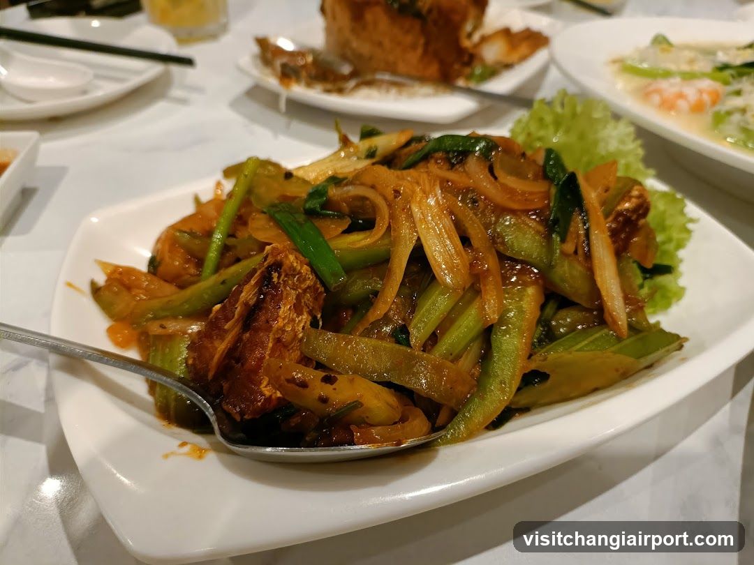 Stir-fried Vegetable Dish with Fish