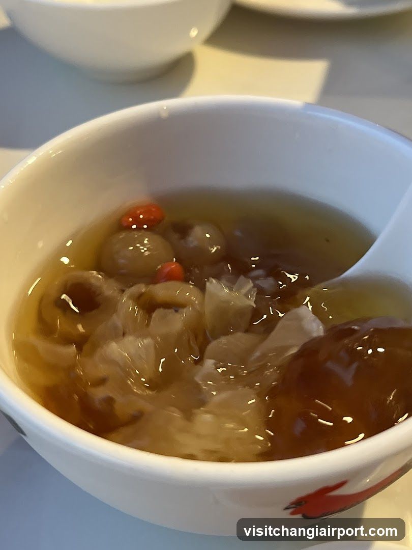 Bowl of Soup with Ingredients