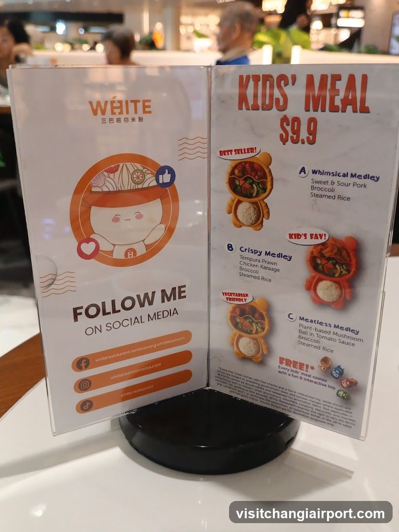 Kids' Meal Menu Standee