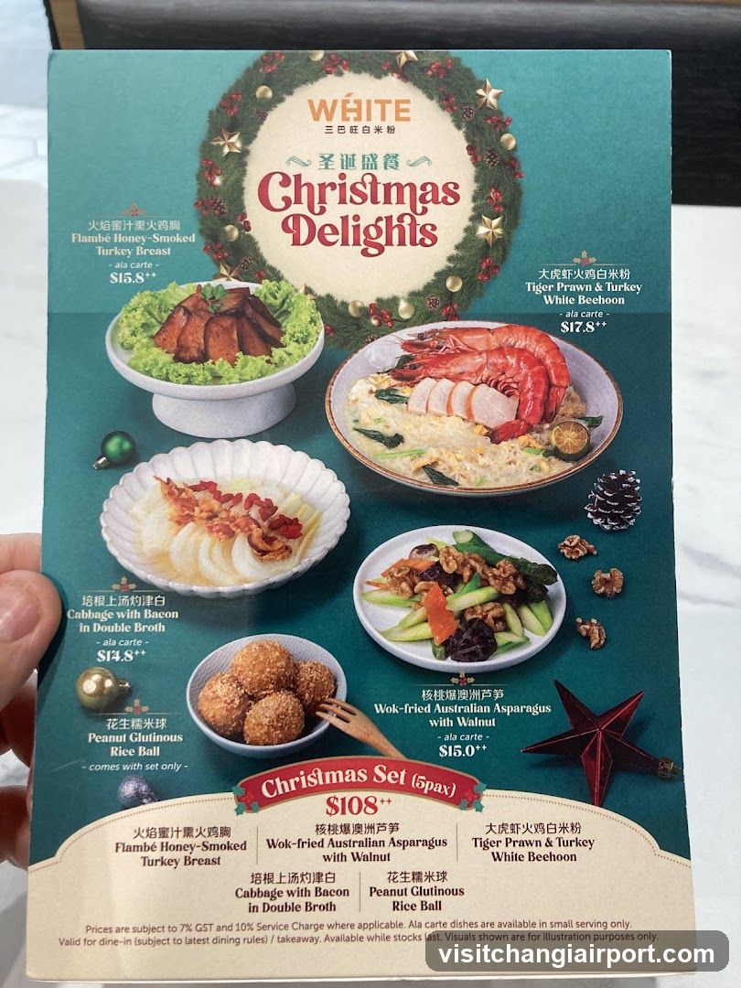 Christmas Delights Menu