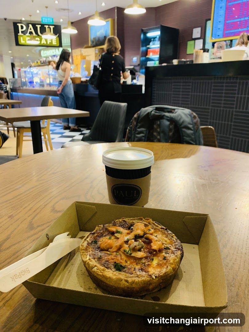Paul's Bakery Interior with Food