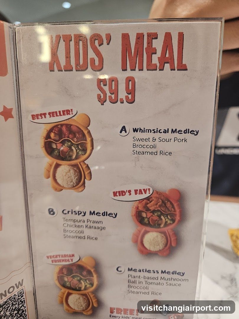 Kids' Meal Menu