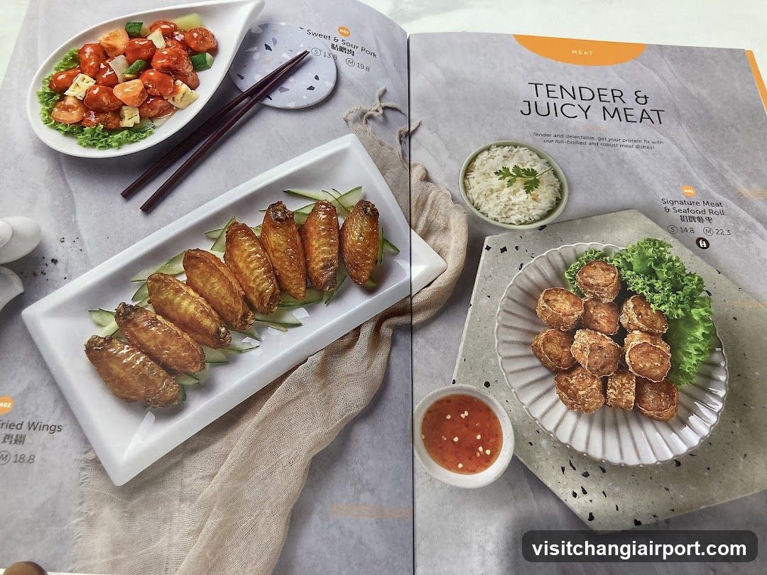Food Menu Spread