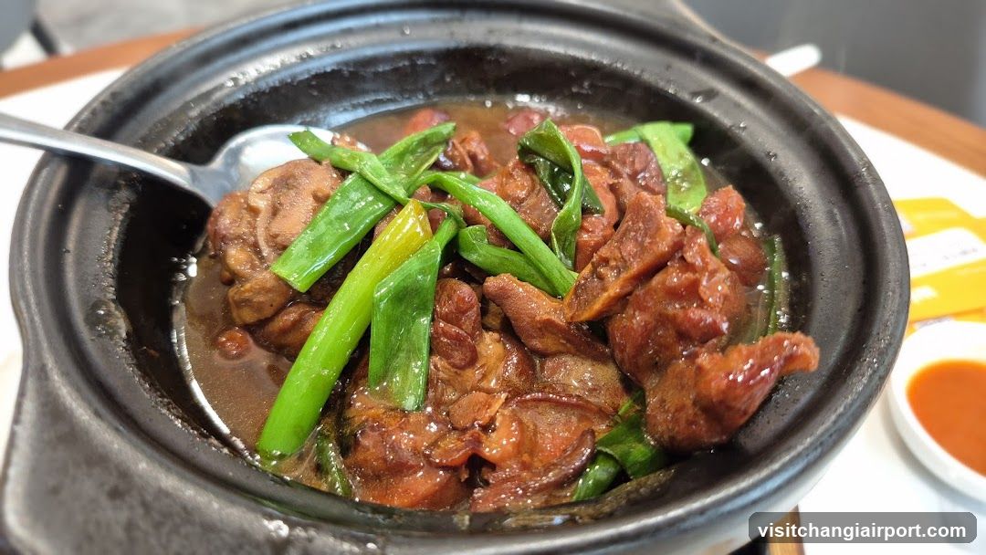 Sizzling Claypot Dish with Green Onions