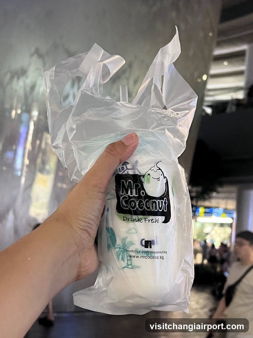 Mr Coconut Drink in Plastic Bag