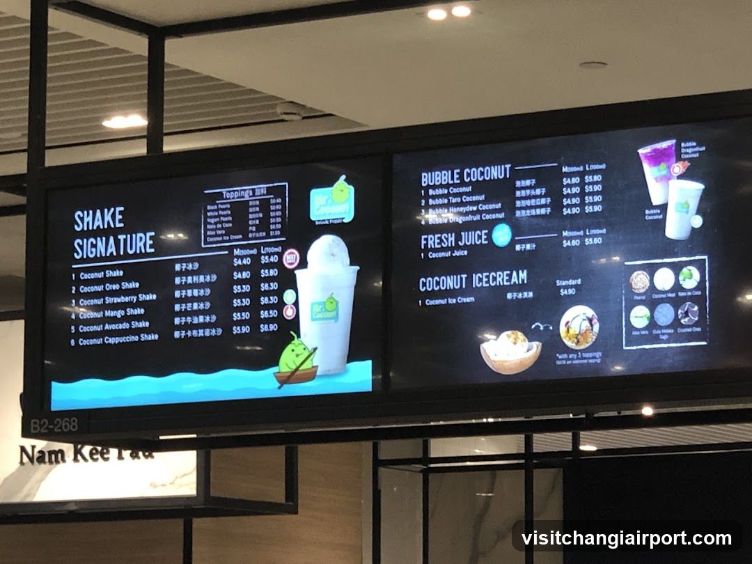 Shake Signature Menu Board