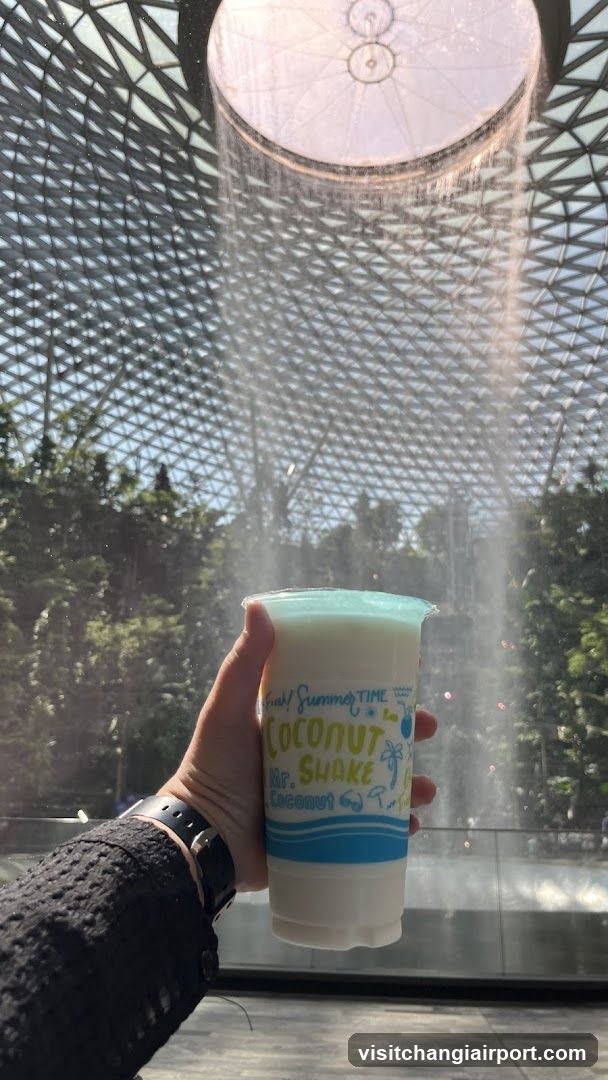 Coconut Shake in a domed atrium