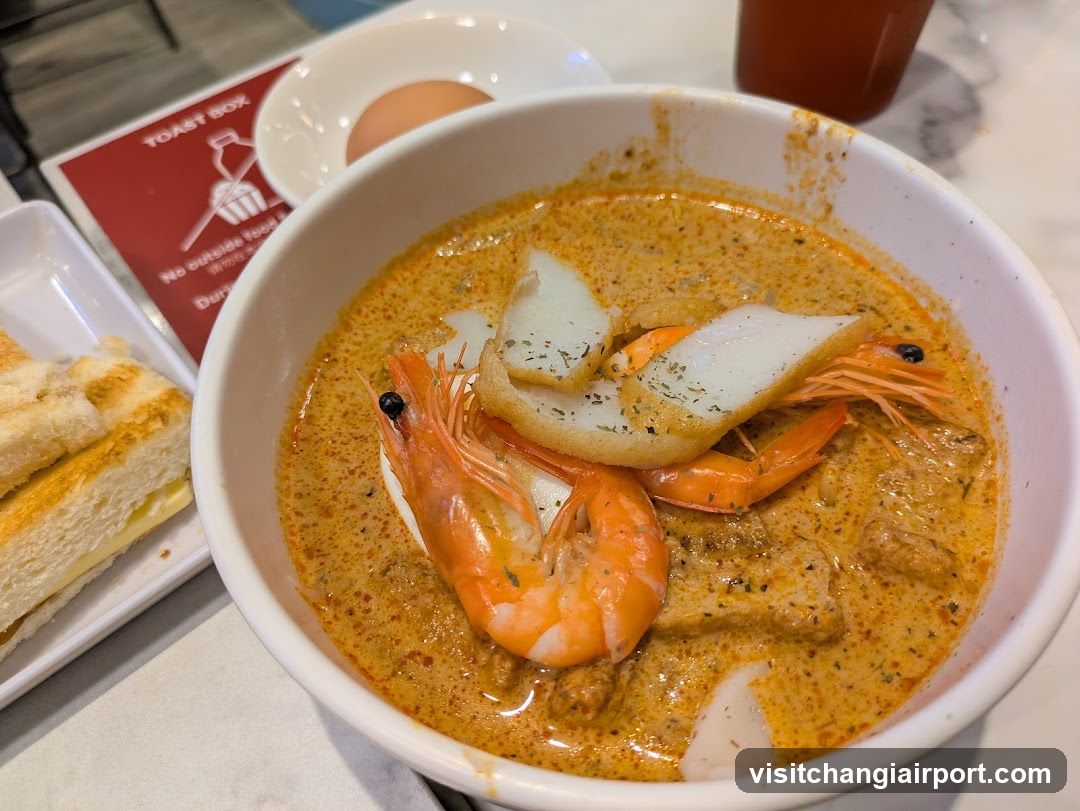 Curry Noodle Bowl with Shrimp and Fish Cake