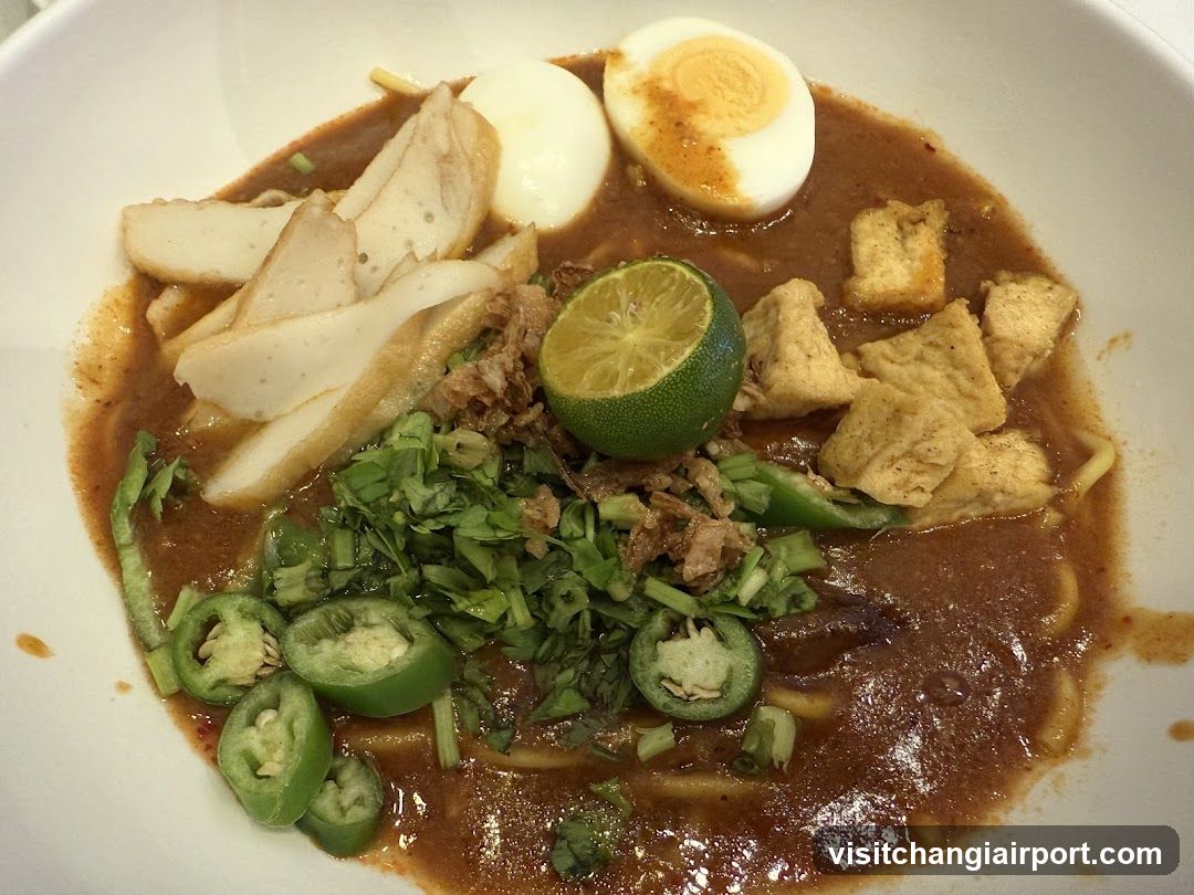 Spicy Noodle Bowl with Tofu and Egg