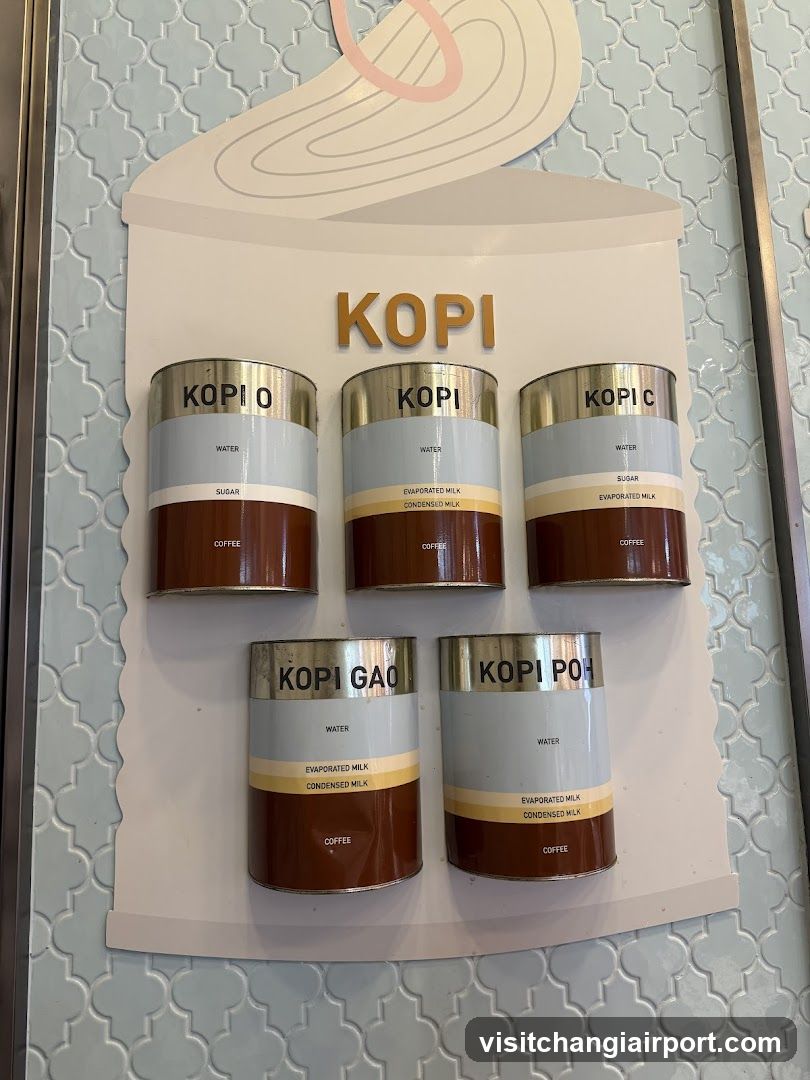 Kopi Menu Display