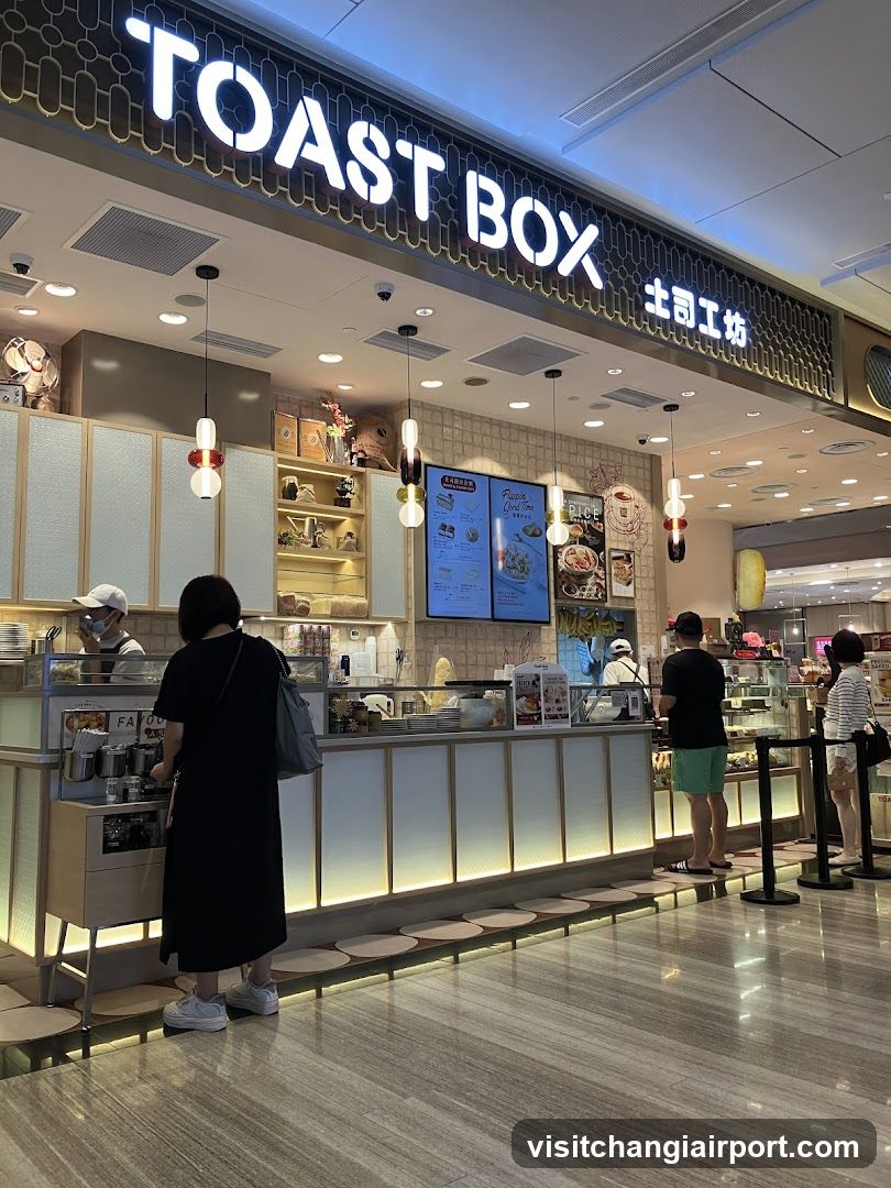 Toast Box Interior View
