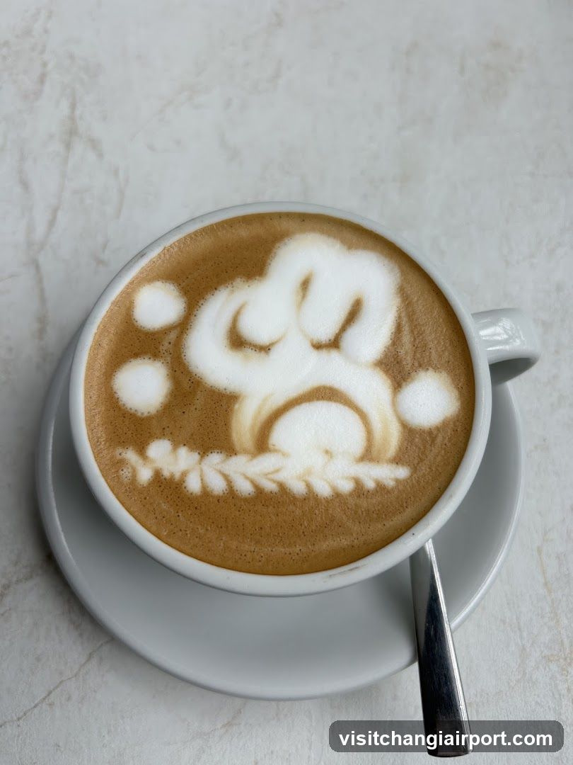 Latte Art Coffee Cup