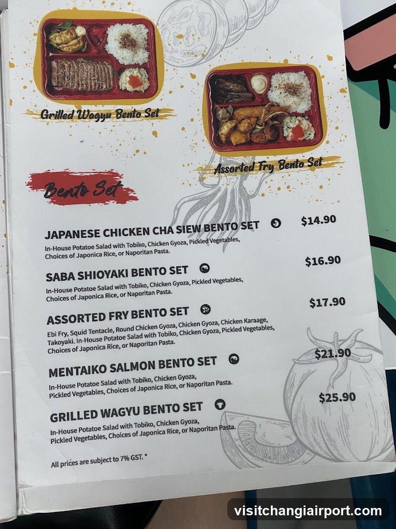Bento Set Menu