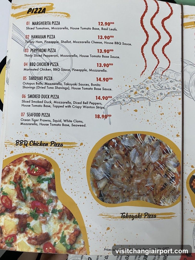 Pizza Menu Page