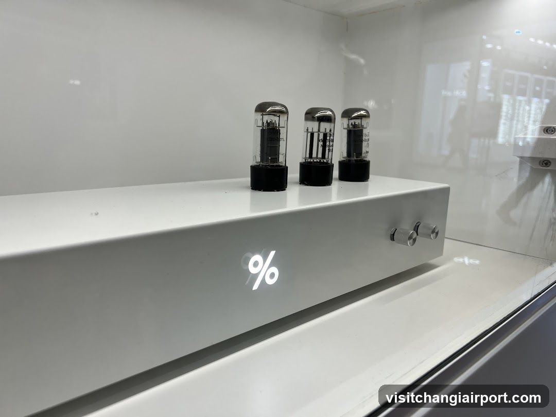 Tubed Audio Amplifier Display