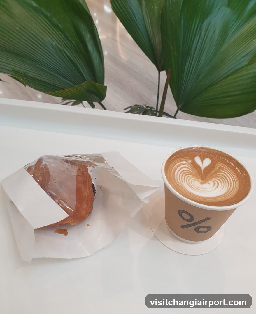 Coffee and Pastry at % Arabica