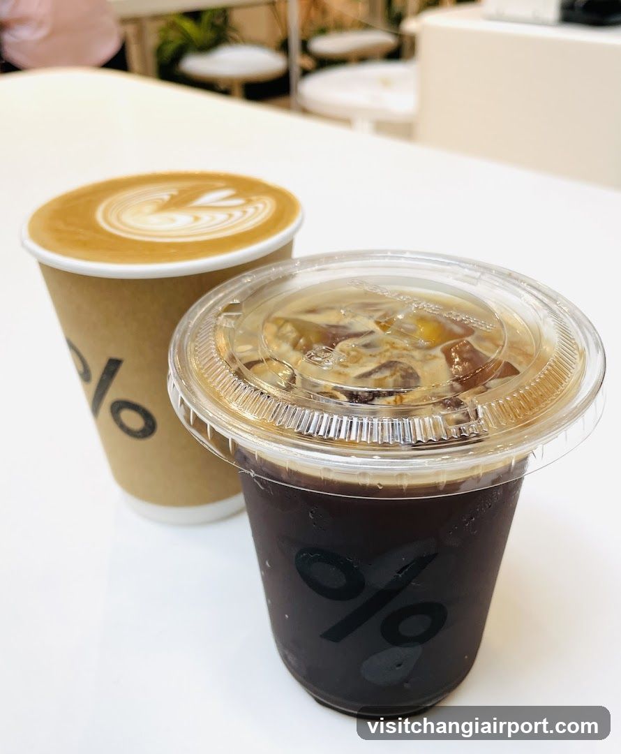Coffee Drinks at % Arabica