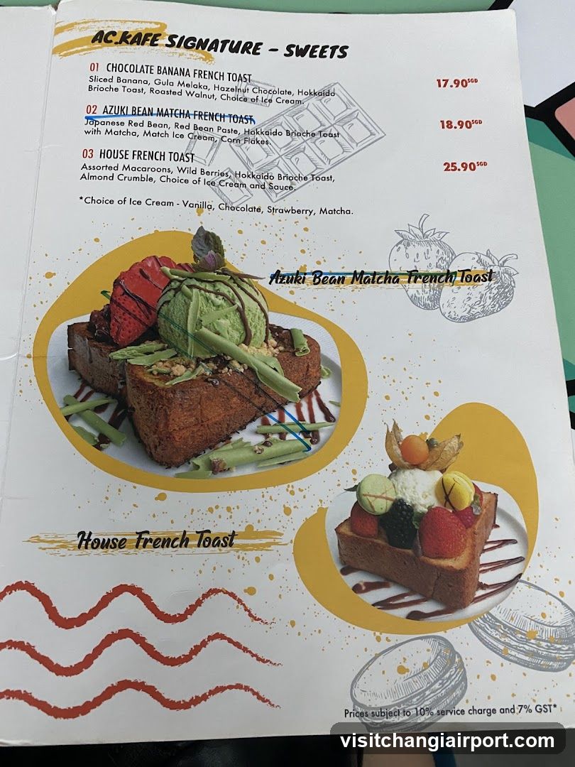 AC RAFAE Signature - Sweets Menu