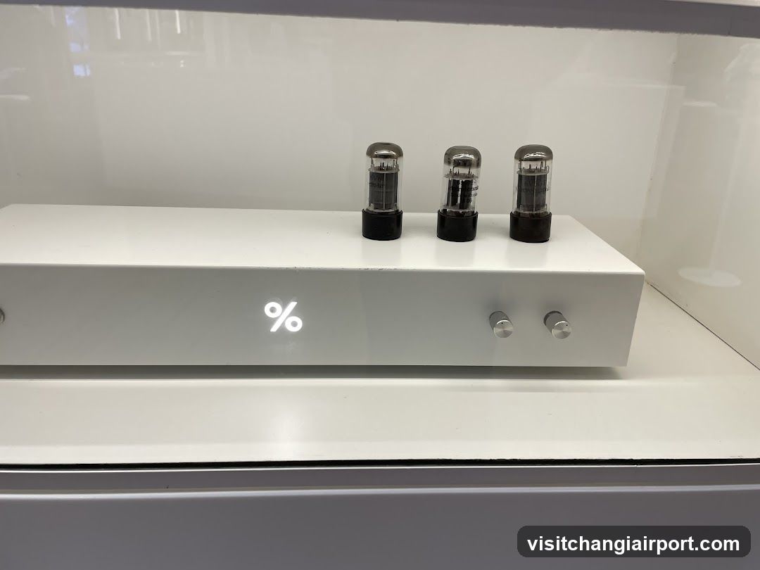 Tubed Audio Component Display