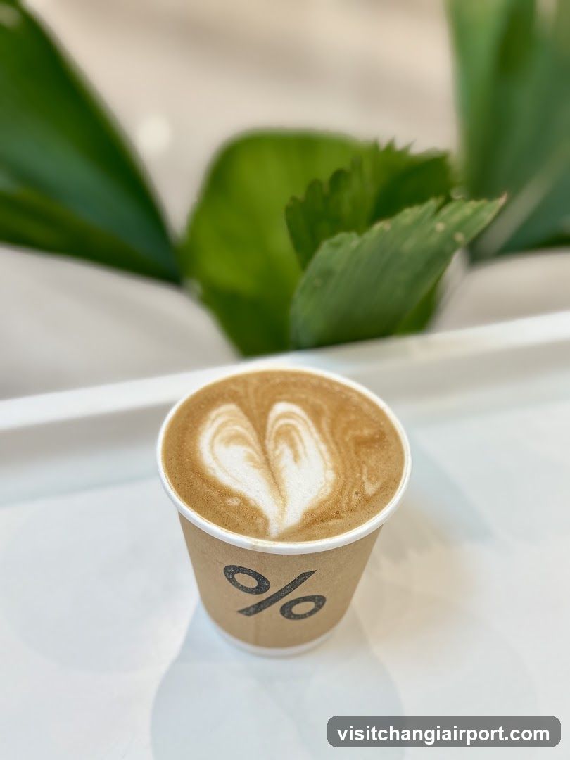 Latte Art Coffee Cup