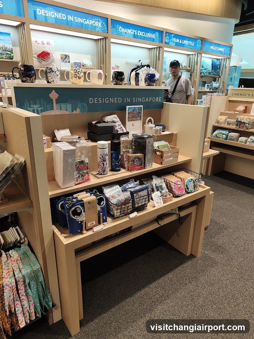 Changi Airport Souvenir Shop Interior