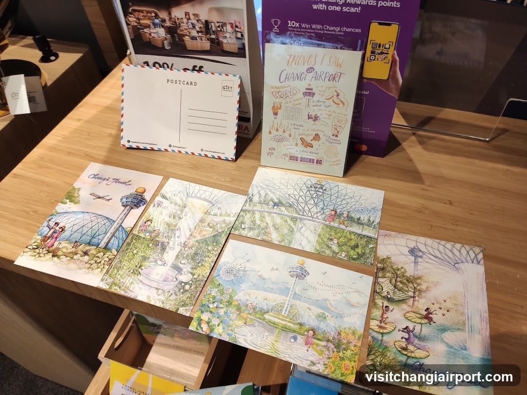 Changi Airport Merchandise Display