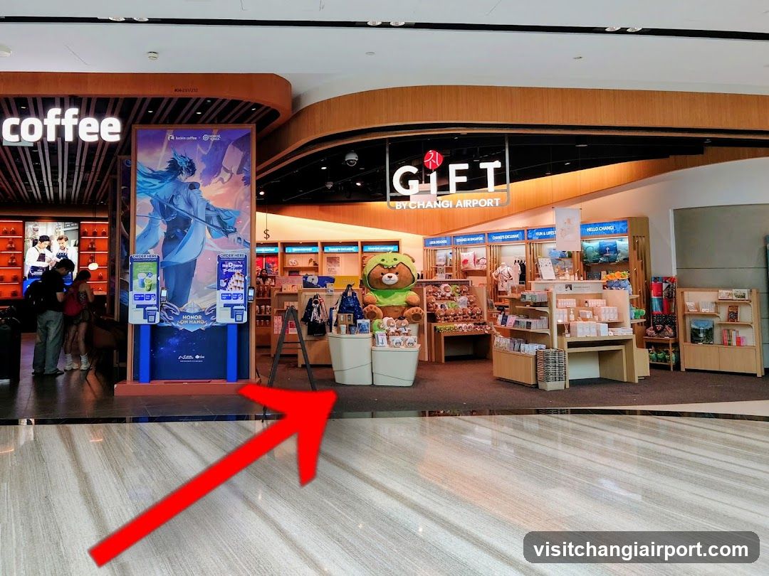 Changi Airport Gift Shop Interior