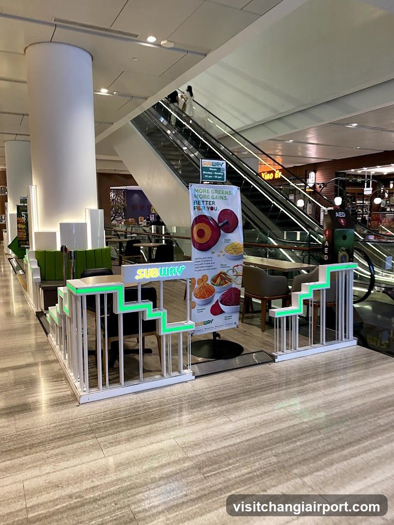 Subway Kiosk in Mall