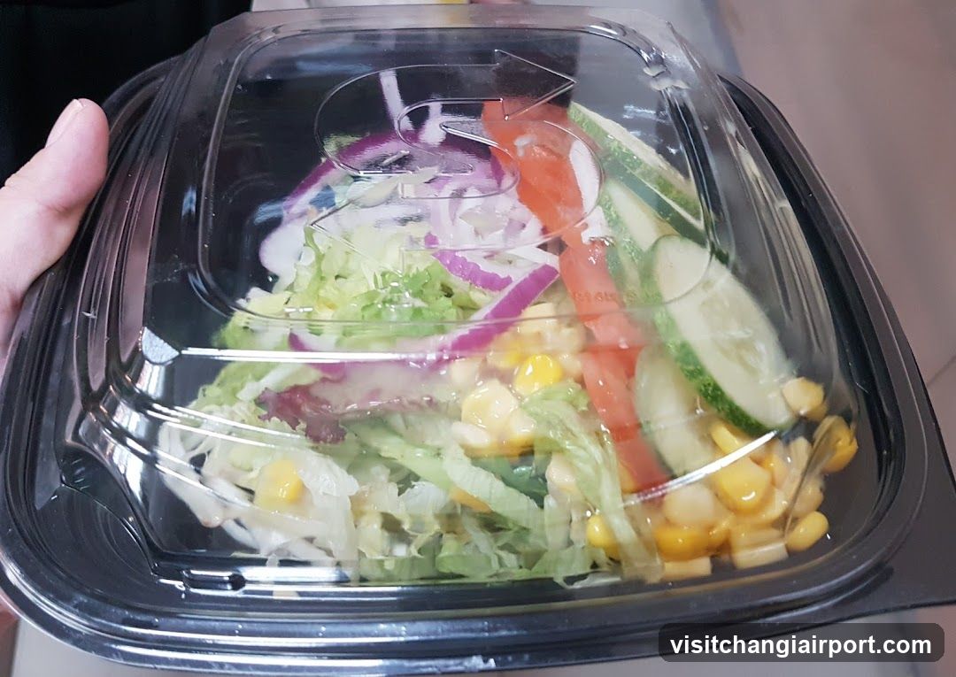 Salad in Container