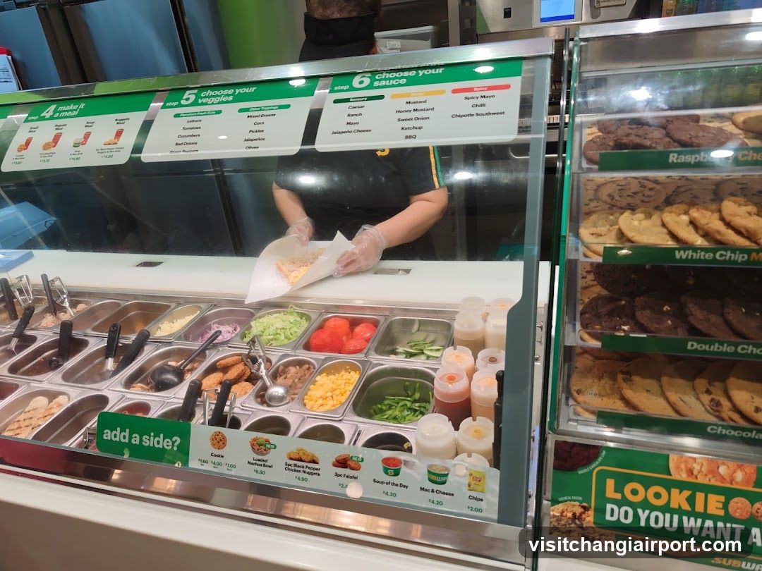 Subway Sandwich Counter