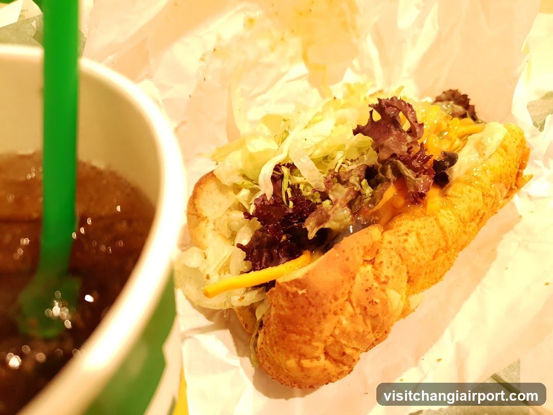 Sub Sandwich and Drink