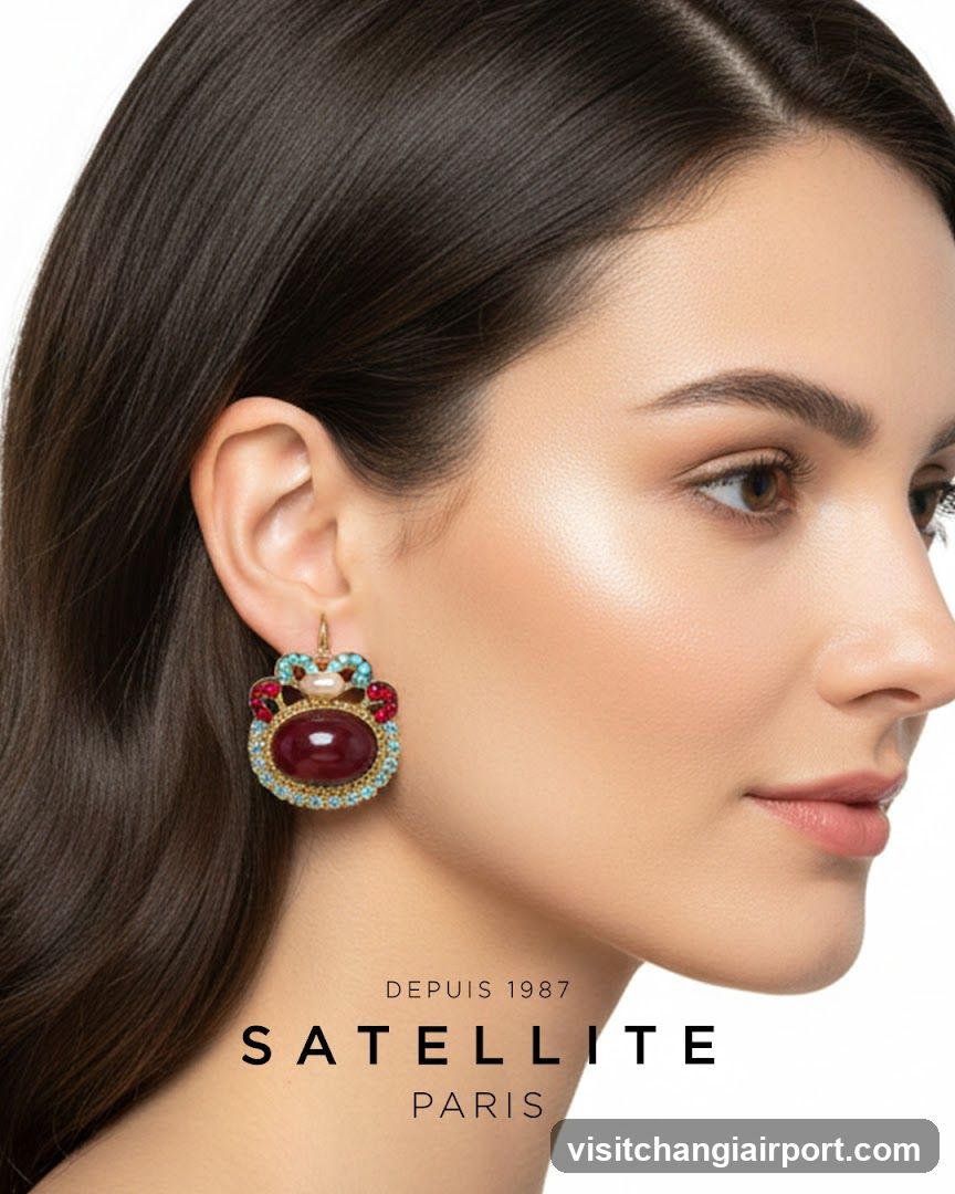Satellite Paris Earrings Ad