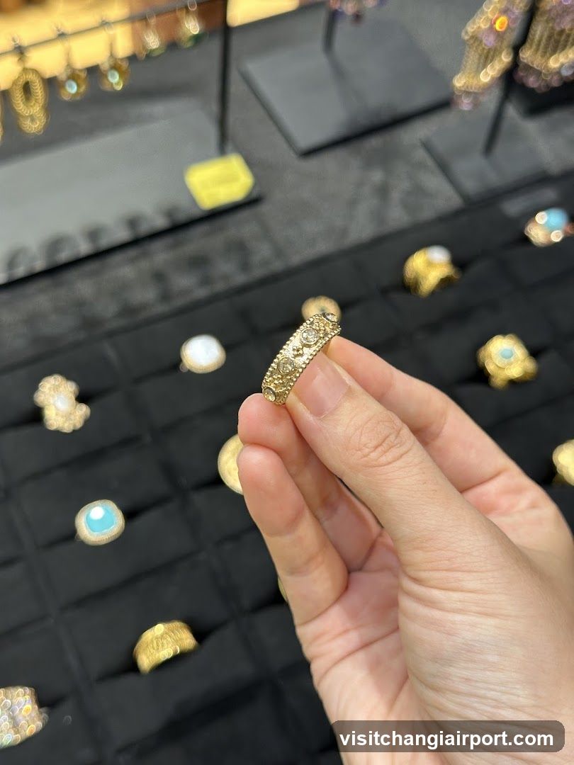Gold Ring Display