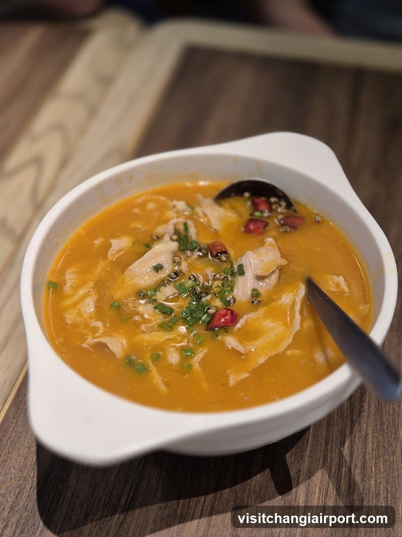 Spicy Chicken Soup Bowl