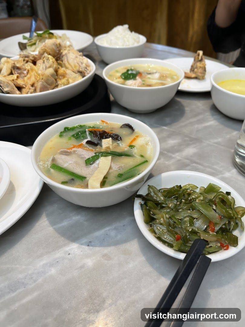 Dining Table with Chinese Dishes