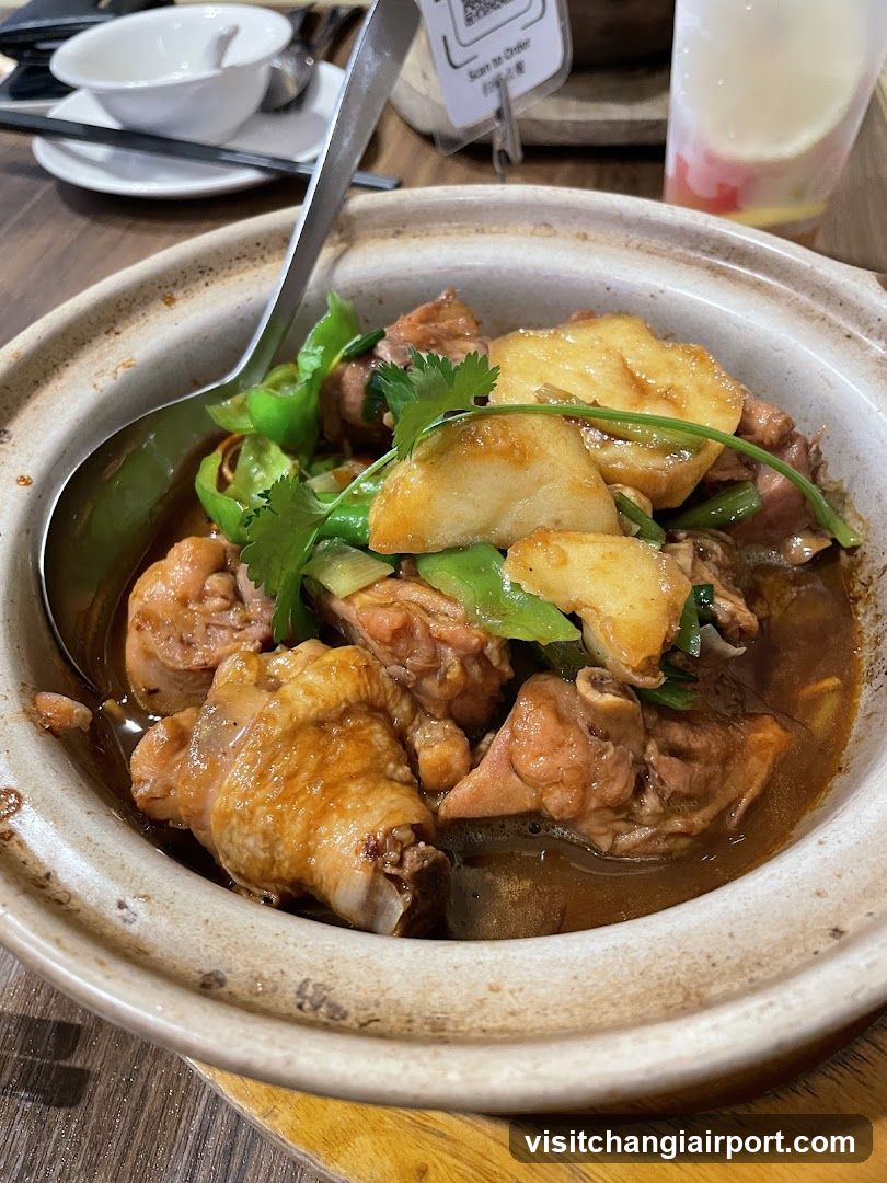 Savory Chicken Dish in Clay Pot