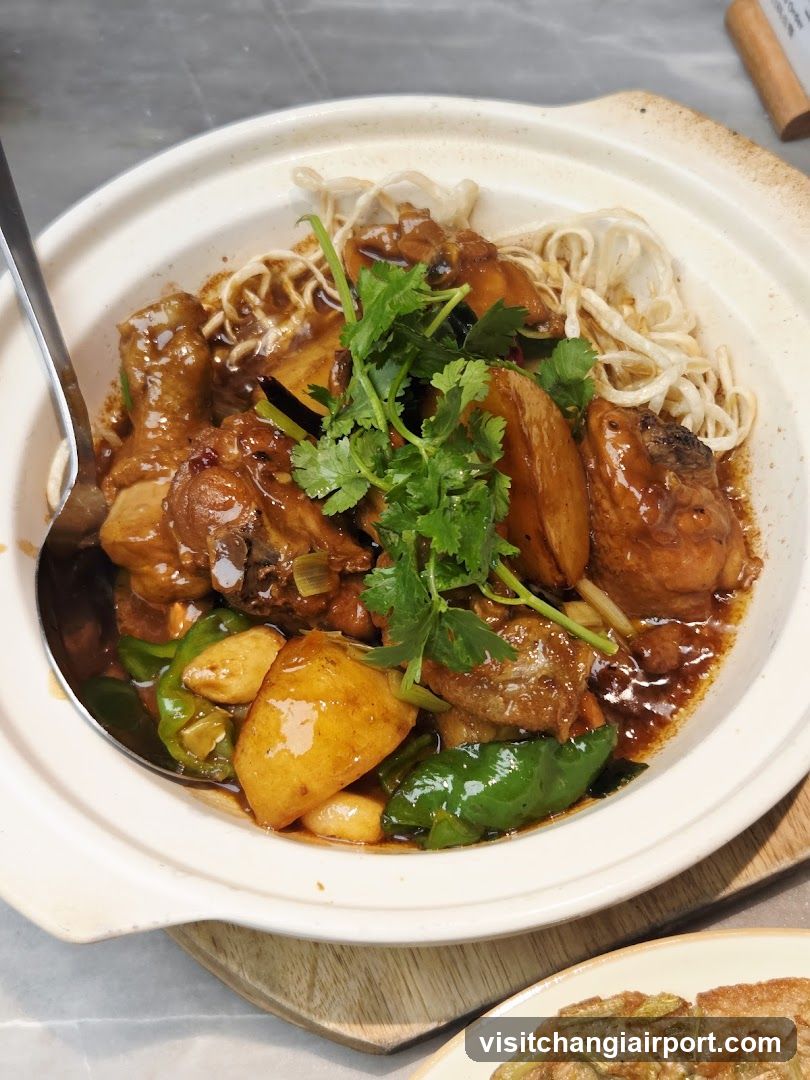 Stir-fried Chicken with Vegetables and Noodles
