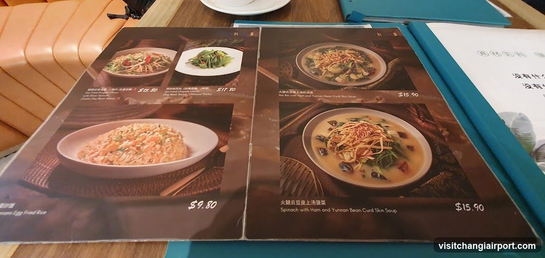 Dining Menu Spread