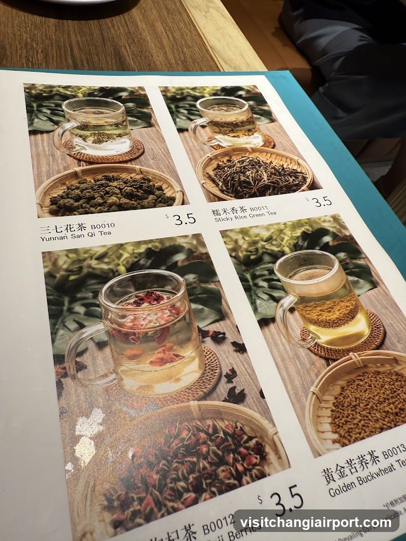 Tea Menu Display