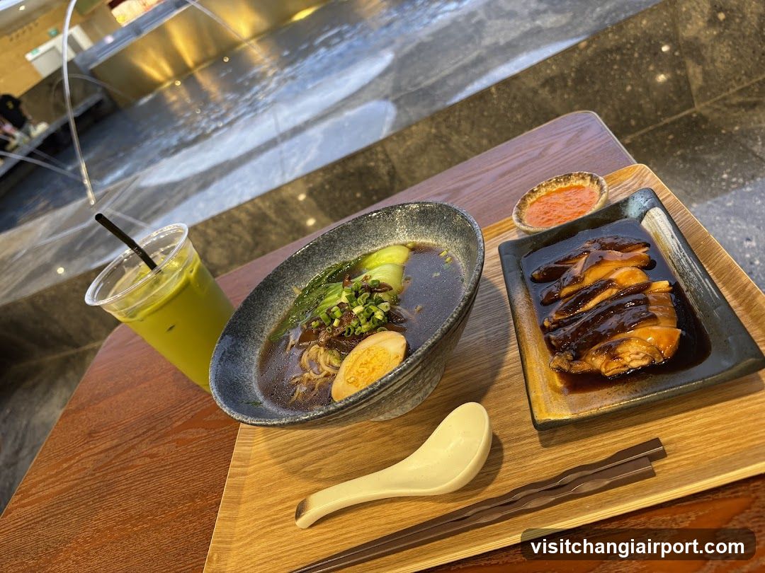 Ramen and Pork Belly Dish