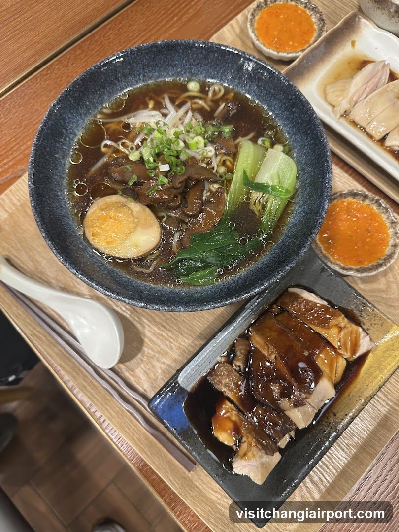 Ramen and Sliced Meat Meal