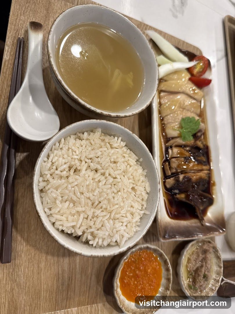 Meal with Rice and Soup