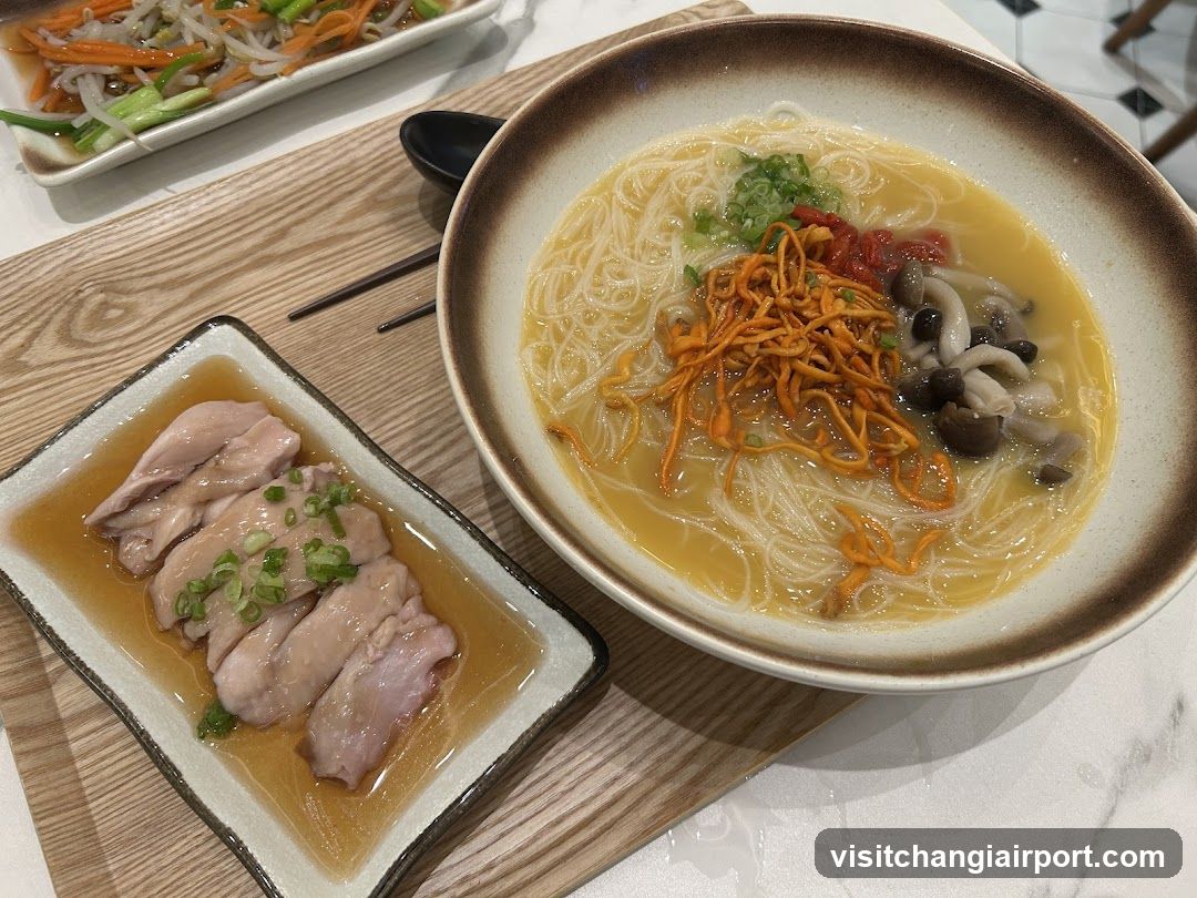 Noodle Bowl with Chicken and Vegetables