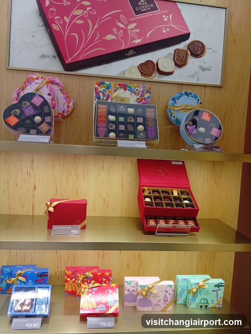 Godiva Chocolate Display