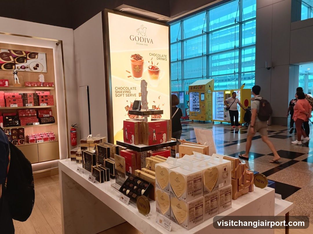 Godiva Chocolate Display