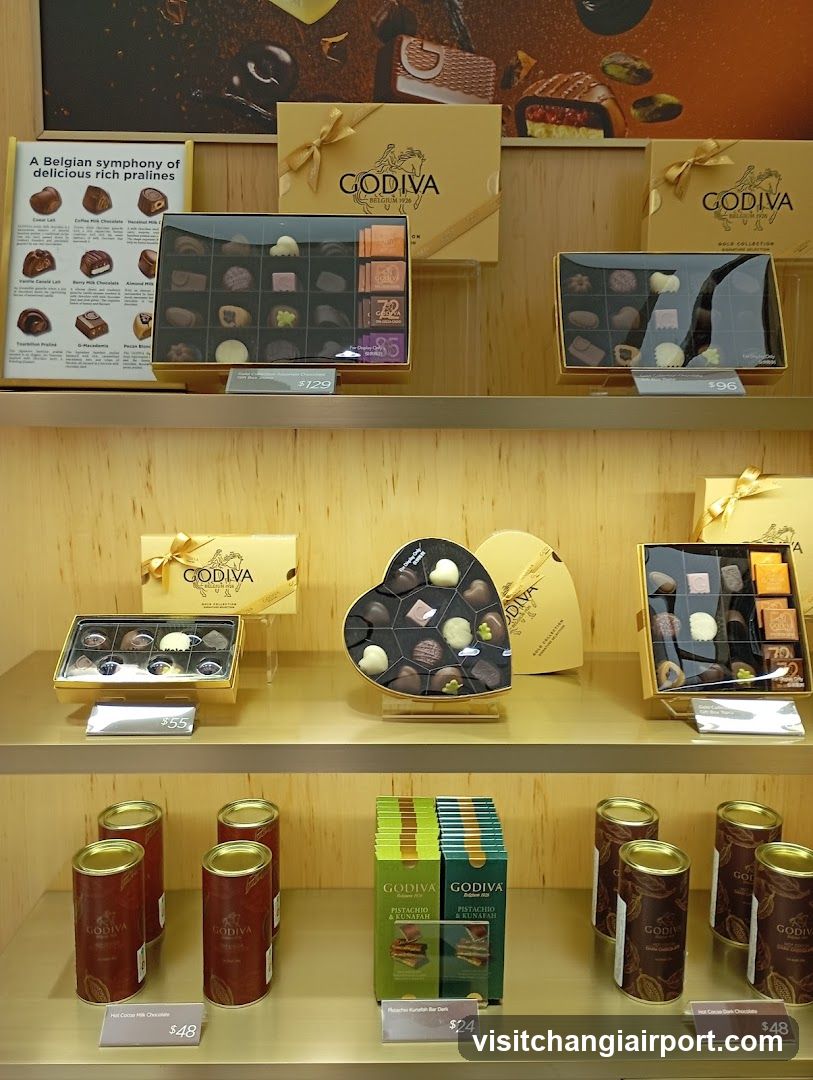 Godiva Chocolate Display