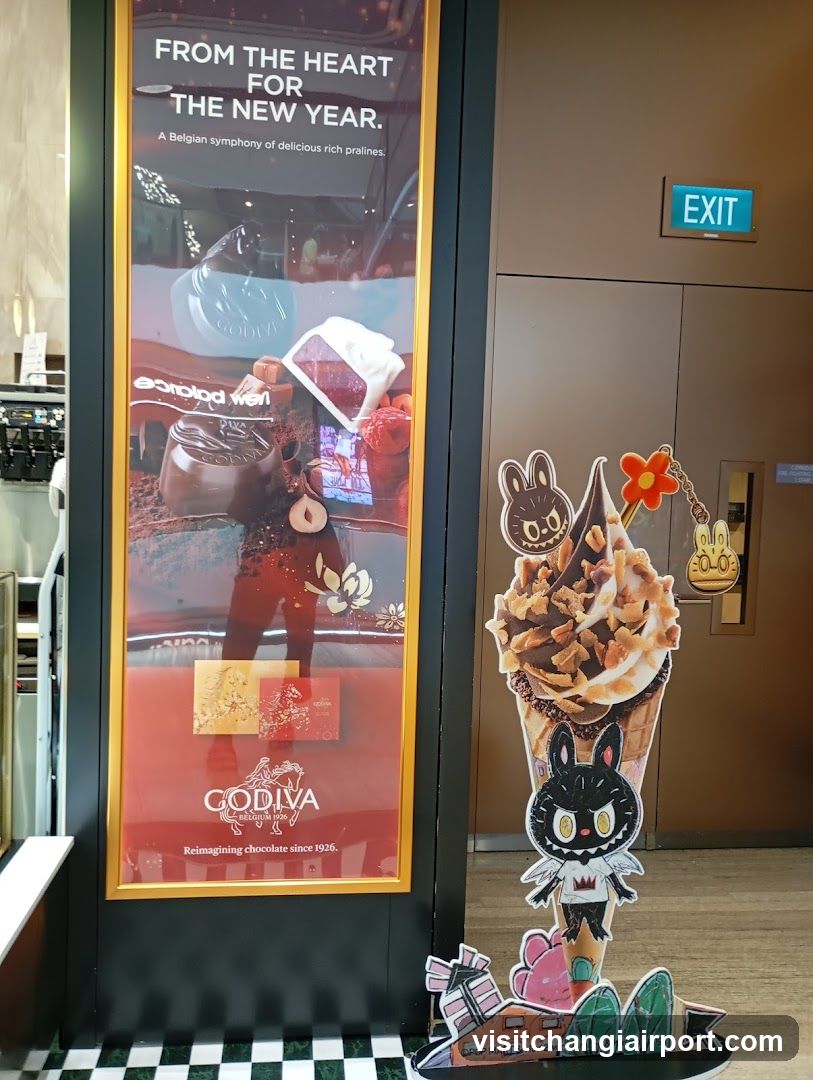 Godiva and Pop Mart Display