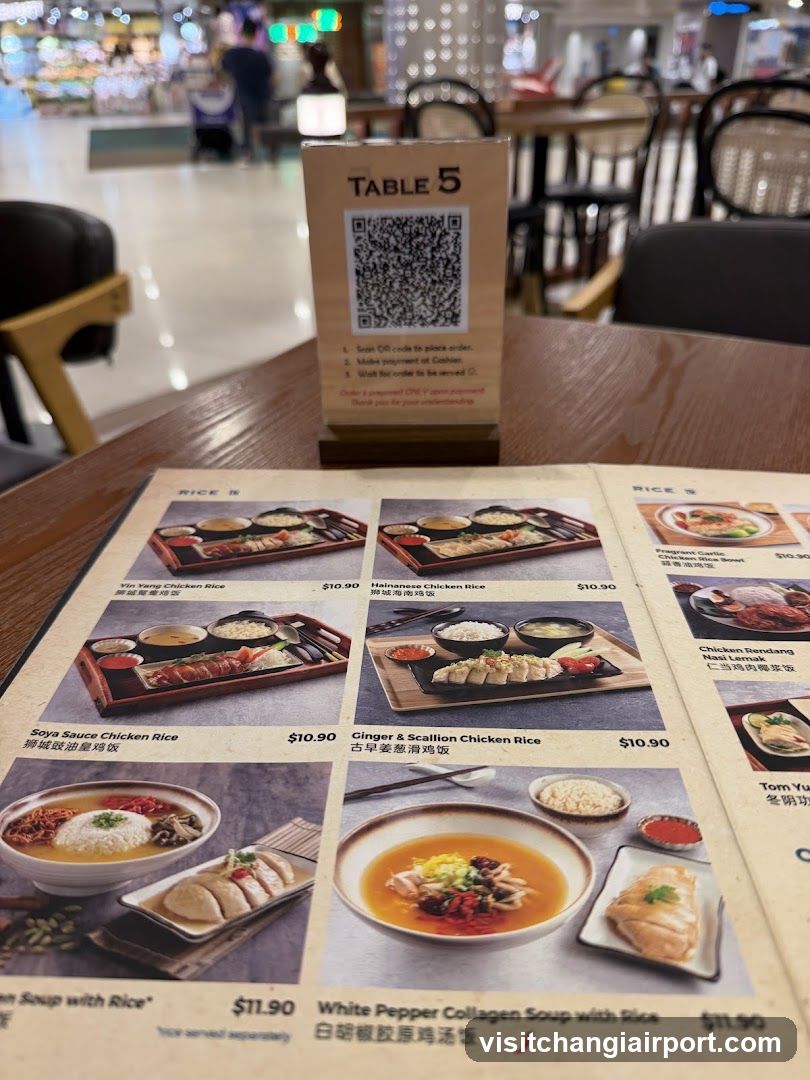 Restaurant Interior Table View
